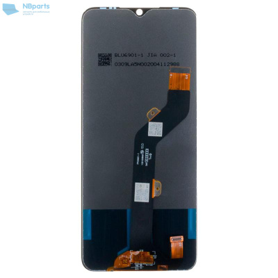 LCD дисплей для Tecno Spark 5 Air, Pouvoir 4 с тачскрином (черный)