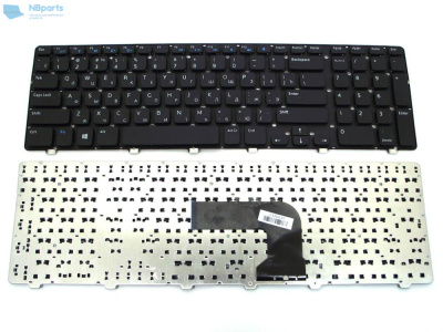 Клавиатура для ноутбука Dell Inspiron 17R-3721, чёрная, с рамкой, RU