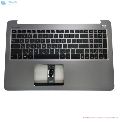 Верхняя часть корпуса (Palmrest) Asus K501 K501LB серый (Сервисный оригинал)