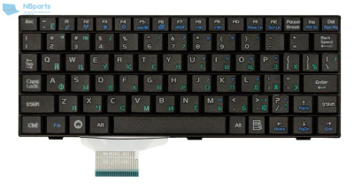 Клавиатура Asus Eee PC 700 701 900 901, чёрная, RU