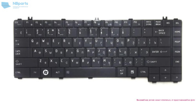 Клавиатура для ноутбука Toshiba Satellite C600, L630, чёрная, RU