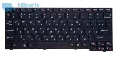Клавиатура для ноутбука Lenovo IdeaPad S10-3, чёрная, с рамкой, RU