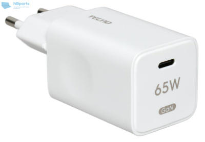Блок питания (зарядное устройство) Tecno MegaBook T1 65W Type-C White Б/У