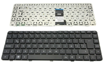 Клавиатура для ноутбука HP Pavilion DM4-1000 DV5-2000, чёрная, с подсветкой, с рамкой, RU