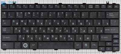 Клавиатура для ноутбука Toshiba Satellite U400, U500, чёрная, RU