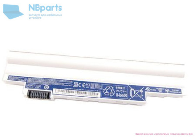 Аккумулятор (батарея) для ноутбука Acer Aspire One D270 D260 D255 11.1V 5200mAh белый OEM
