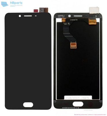 LCD дисплей для Meizu M6 Note в сборе с тачскрином (черный)