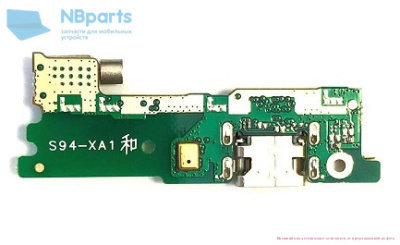 Шлейф/FLC Sony G3121 (XA1) на системный разъем/микрофон/вибро