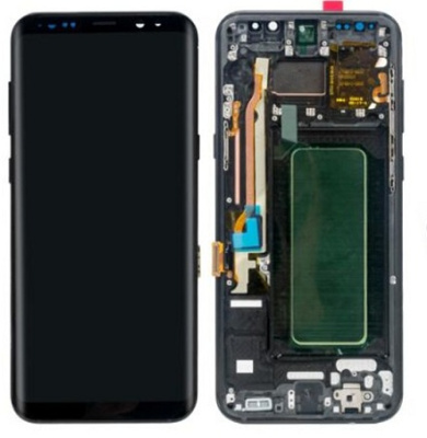 Дисплей Samsung Galaxy S8+ G955 Черный в сборе (Оригинал, переклей)