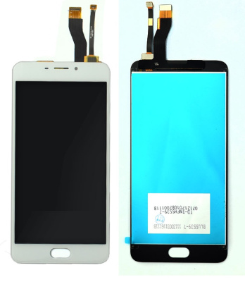 LCD дисплей для Meizu M5 Note (M621H) в сборе с тачскрином (белый)