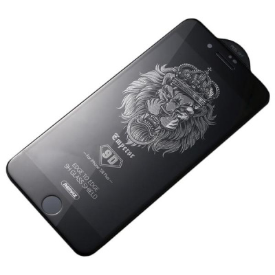 Защитное стекло для Apple iPhone 7, 8 (Черное) 9D