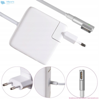 Блок питания (зарядное устройство) APPLE 60W Magsafe 1
