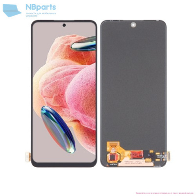 LCD дисплей для Xiaomi Redmi Note 12 в сборе с тачскрином (черный) OLED в раме