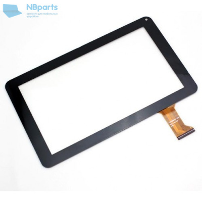 China Tab 9" (Копия Samsung N8000, 38мм расст от шлейфа) Тач скрин 9", Black