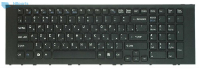 Клавиатура для ноутбука Sony VPC-EJ, чёрная, RU