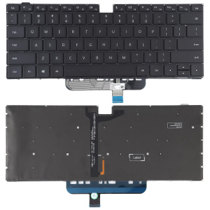 Клавиатура для ноутбука Huawei MateBook D14 D15, чёрная, с подсветкой, RU